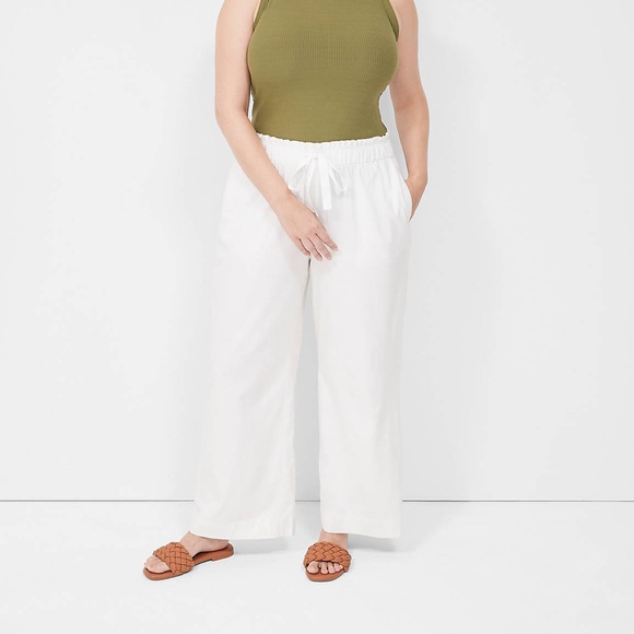 Lane Bryant • Linen Wide Leg Pants - Picture 1 of 11